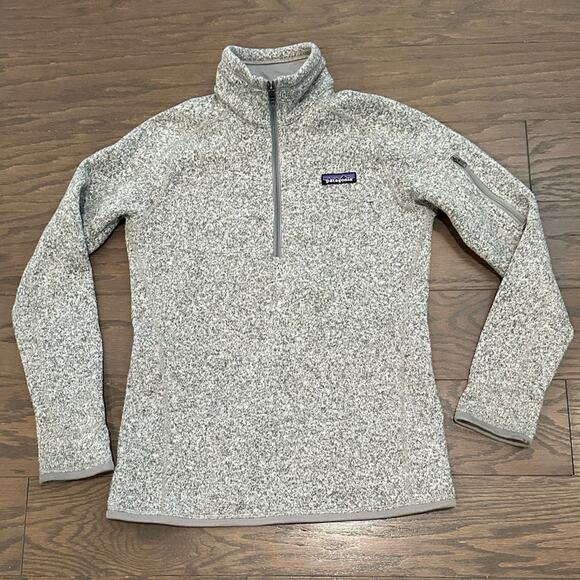 Patagonia Sweaters - Patagonia Woman’s Better Sweater Gray Birch l 1/4 Zip Fleece Pullover Size XS